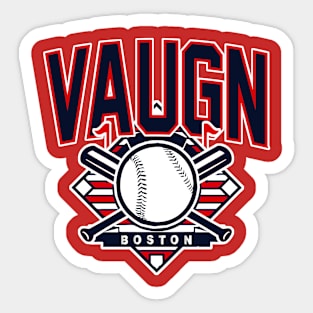 Vintage Boston Baseball Vaugh Sticker